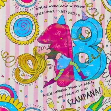 Henry, karnet holograficzny, 18 Różowa