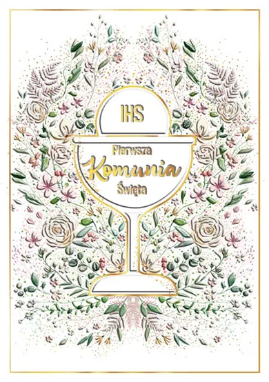 Henry, karnet, Komunia Kielich w kwiatach