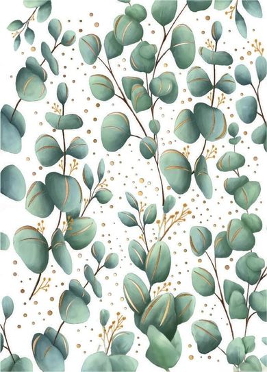 Henry, karnet mini B8, Eukaliptus