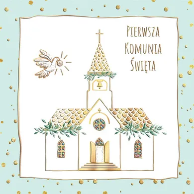 Henry, karnet, Pierwsza Komunia, miętowy