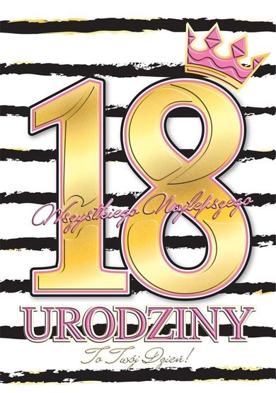 Henry, karnet z kopertą A5, Urodziny 18, Zloc Prison Pink