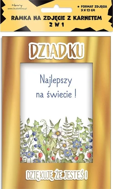 Henry, ramka na zdjęcia, pionowa, B6, Las Dziadek