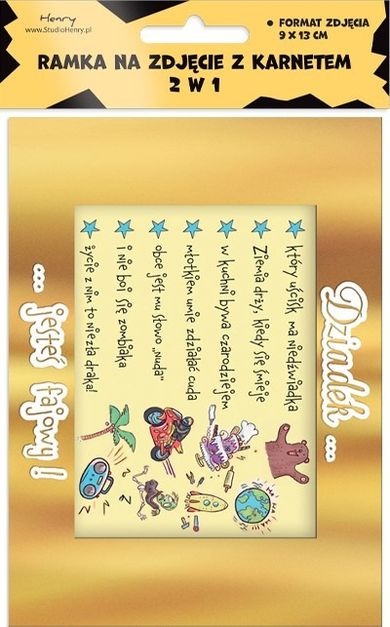 Henry, ramka na zdjęcia, pozioma, B6, Fajny Dziadek