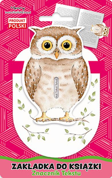 Henry, zakładka do książki ze znacznikiem, Puchacz