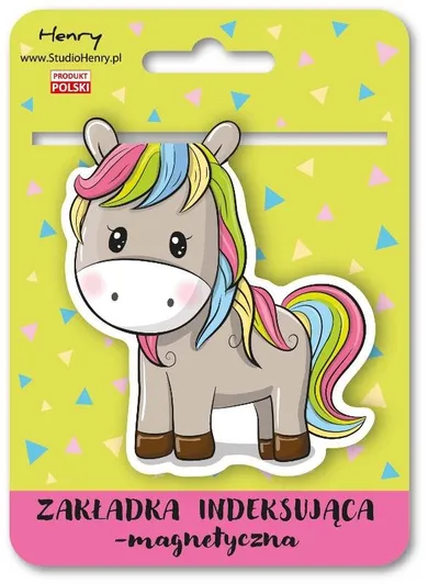 Henry, zakładka magnetyczna do książki, Koń
