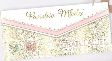 Henty, koperta, Ślub Pudrowa