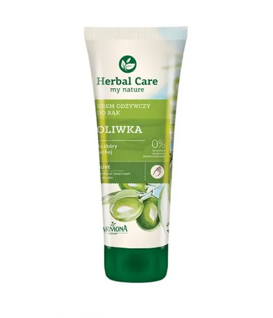Herbal Care, oliwkowy krem odżywczy do rąk i paznokci, 100 ml