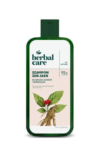 Herbal Care, szampon do włosów cienkich i delikatnych, żeń-szeń, 330 ml