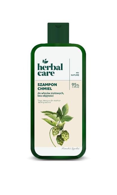 Herbal Care, szampon do włosów matowych, chmiel, 330 ml