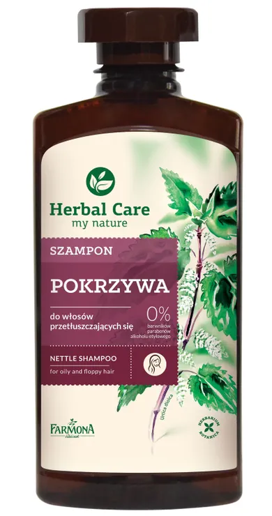 Herbal Care, szampon, Pokrzywa, 330 ml