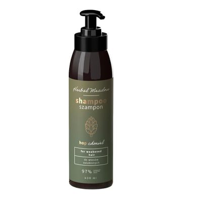 Herbal Meadow, szampon do włosów Chmiel, 400 ml