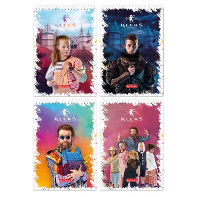 Herlitz, Kleks, kołonotes, A6, 40 stron, kratka, 1 szt.