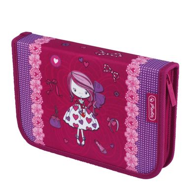 Herlitz, Miss Pretty, midi piórnik z wyposażeniem, 19 elementów