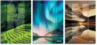 Herlitz, teczka z gumką, A4, Nature, 1 szt.