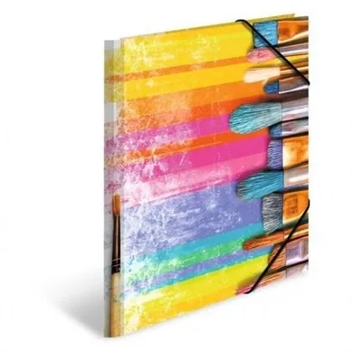 Herma, teczka A4, gumki narożne, pędzle, 1 szt.