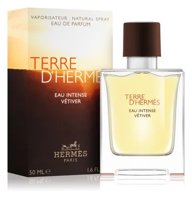 Hermes, Terre D'Hermes Eau Intense Vetiver, woda perfumowana spray, 50 ml