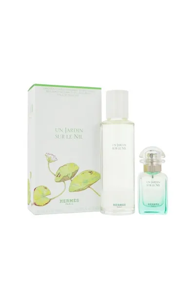 Hermes, Un Jardin Sur Le Nil, woda toaletowa, 30 ml + Refill Bottle woda toaletowa, 125 ml