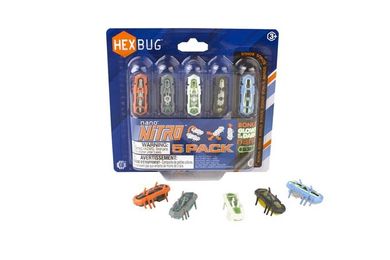 Hexbug, Nano Nitro, zestaw robotów, 5 szt.