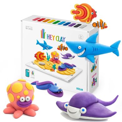 Hey Clay, Ocean, masa plastyczna, 18 szt.