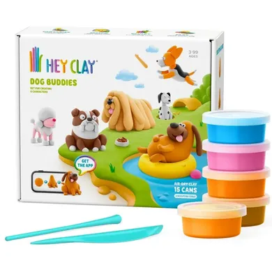 Hey Clay, Psi Przyjaciele, masa plastyczna, 15 szt.
