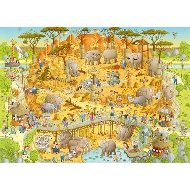 Heye, African Habitat, puzzle, 1000 elementów