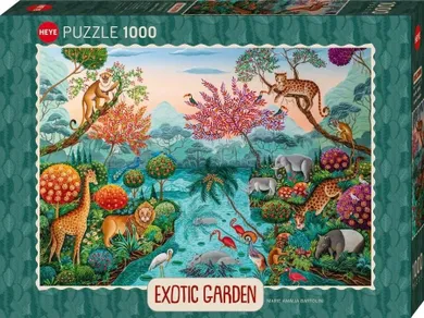 Heye, Egzotyczny ogród, Raj, puzzle, 1000 elementów