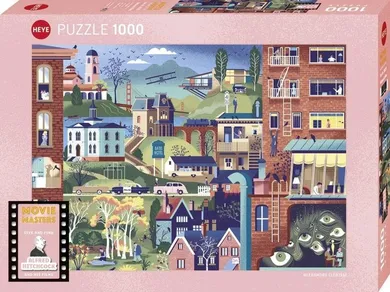 Heye, Filmy Alfreda Hitchcocka, puzzle, 1000 elementów