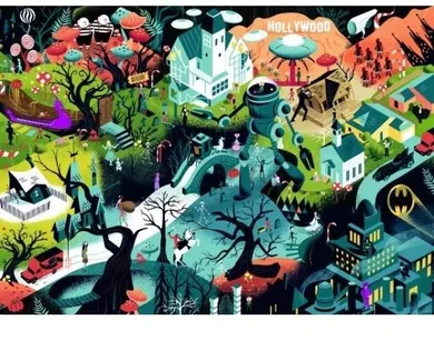 Heye, Filmy Tima Butrona, puzzle, 1000 elementów