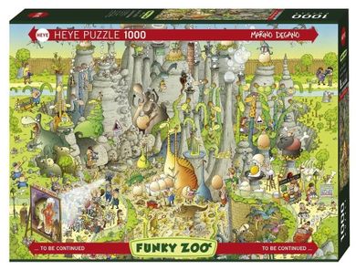 Heye, Funky ZOO, część V-Dinozaury, puzzle, 1000 elementów