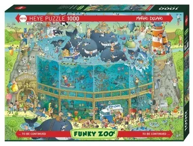 Heye, Funky Zoo, Podwodne życie, puzzle, 1000 elementów