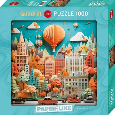 Heye, Miasto z papieru, Victor Gavrilovski, puzzle, 1000 elementów