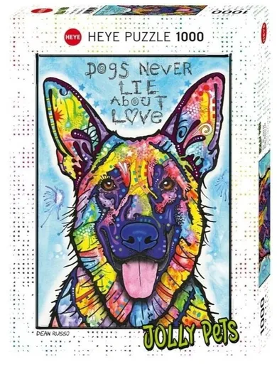 Heye, Pies, Jolly Pets, puzzle, 1000 elementów