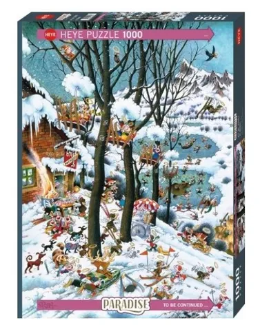 Heye, Raj w zimie, Ryba, puzzle, 1000 elementów