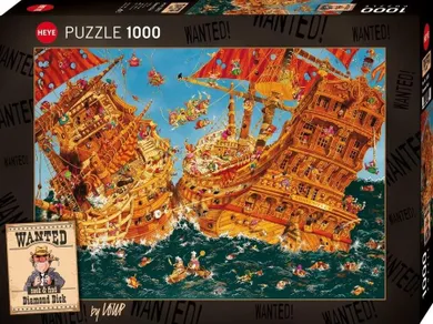 Heye, Wanted!-Dick, Loup, puzzle, 1000 elementów