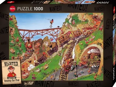Heye, Wanted!-Fred, Loup, puzzle, 1000 elementów