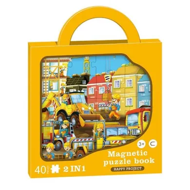 HH Poland, puzzle magnetyczne, budowa, 40 elementów