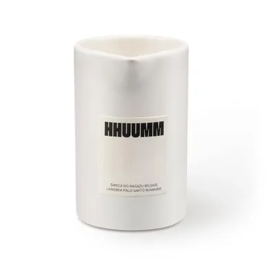 Hhuumm, Release, świeca do masażu, lawenda, palo santo, rumianek, 100 ml