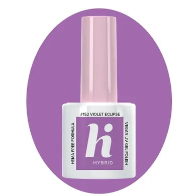 Hi Hybrid, Hema Free, Palm springs, lakier hybrydowy, #152, violet eclipse, 5 ml