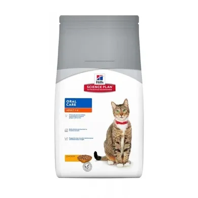 Hill's Science Plan, Feline Adult Oral Care, sucha karma dla kota, 1,5 kg