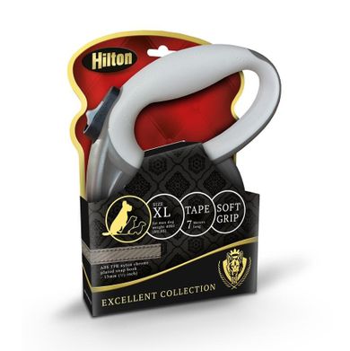 Hilton, Smart Dog Tape XL, smycz automatyczna, brązowa, 7m
