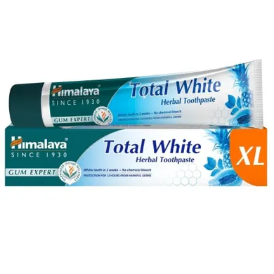 Himalaya, gum expert, ziołowa wybielająca pasta do zębów, total white xl, 100 g