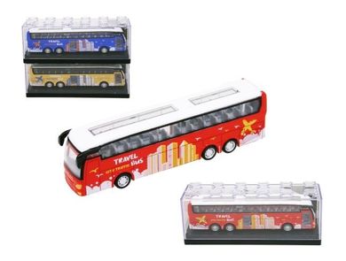 Hipo, autobus turystyczny w pudełku, pojazd, 12 cm, 1 szt.