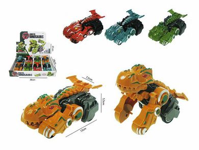Hipo, robot dinozaur, pojazd transformujący, 13 cm