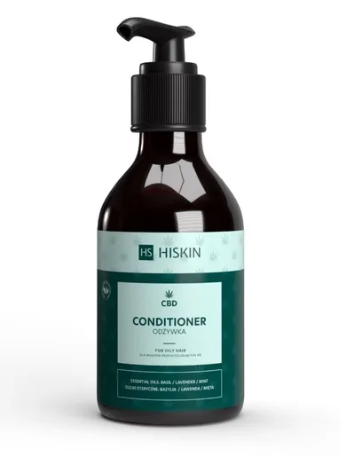 HiSkin, CBD, Conditioner, odżywka do włosów przetłuszczających się, 200 ml