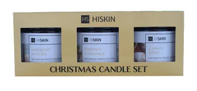 HiSkin, Christmas Candle set, zestaw świec sojowych, 3 szt.