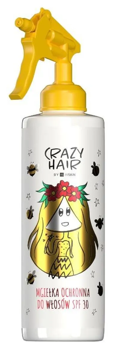 HiSkin, Crazy Hair, mgiełka ochronna do włosów SPF 30, z miodem, 100 ml