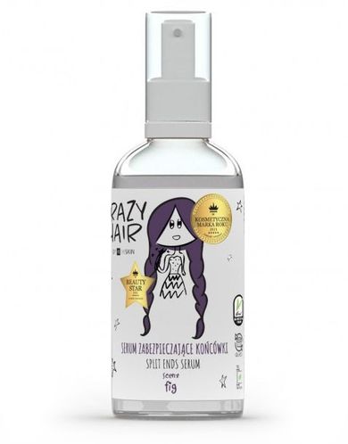HiSkin, Crazy Hair, serum zabezpieczające końcówki włosów, figa, 50 ml