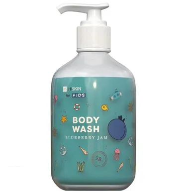HiSkin, Kids Body Wash, płyn do mycia ciała dla dzieci, Blueberry Jam, 400 ml