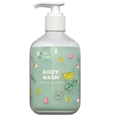 HiSkin, Kids Body Wash, płyn do mycia ciała dla dzieci, Limone & Mint, 400,ml