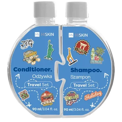 HiSkin, Puzzle Hair, szampon do włosów, 90 ml + odżywka do włosów, 90 ml